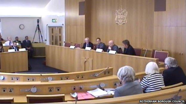 Rotherham Council Cabinet meeting