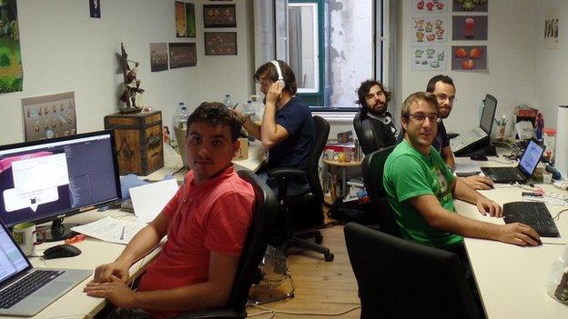 Young entrepreneurs at Start-up Lisboa