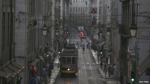 A street in central Lisbon