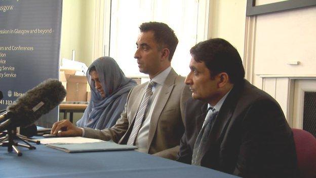 Khalida Mahmood, Aamer Anwar and Muzaffar Mahmood