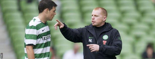 Former Celtic defender Darren O'Dea and former Celtic manager Neil Lennon