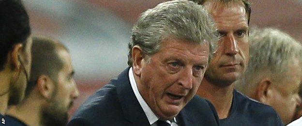 England manager Roy Hodgson