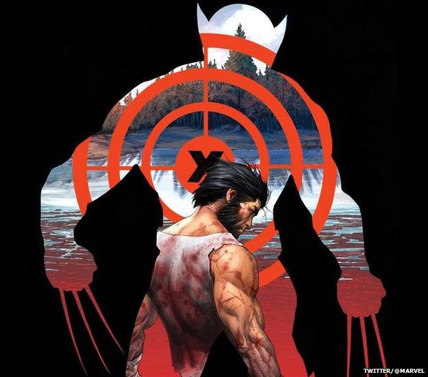 Marvel posted the cover of Death of Wolverine part one on Twitter