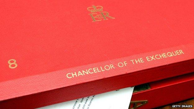 Red box, chancellor of the exchequer