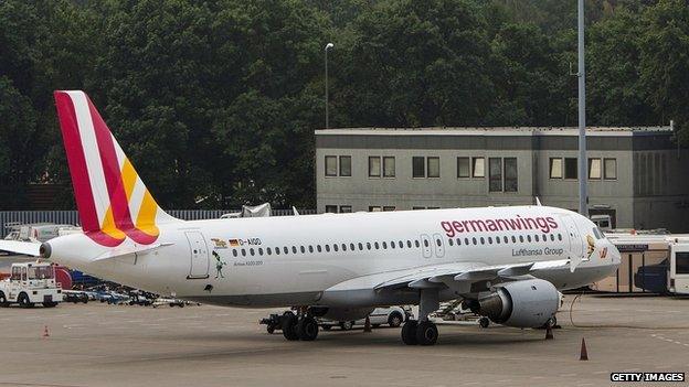 A Germanwings plane in Berlin - file pic