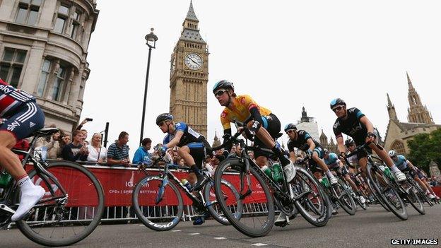 Tour of Britain in London in 2013