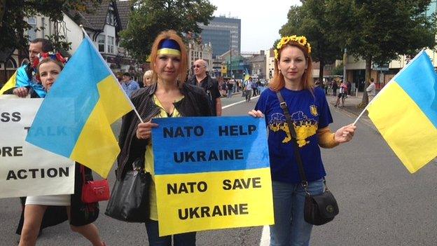 Ukraine protesters