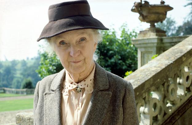 Joan Hickson as Miss Marple