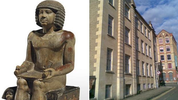 Sekhemka statue and Northampton Museum and Art Gallery