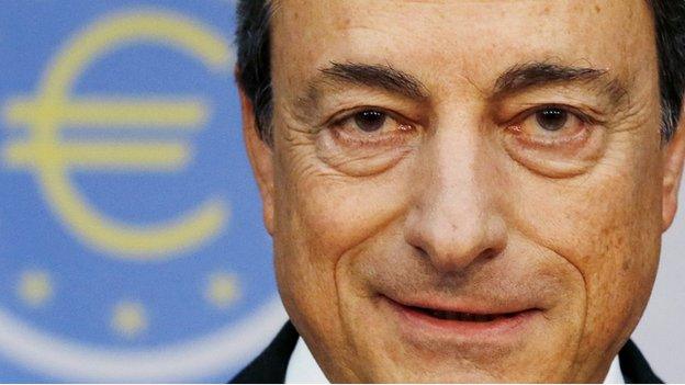 ECB president Mario Draghi