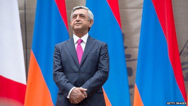 Armenia's President Serzh Sargsyan