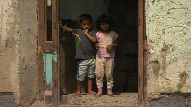 Children in doorway