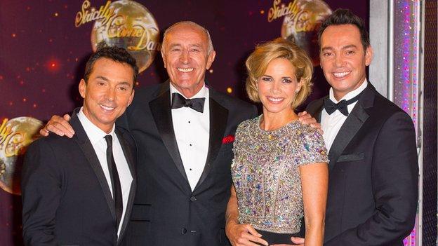 Strictly judges Bruno Tonioli, Len Goodman, Darcey Bussell and Craig Revel Horwood