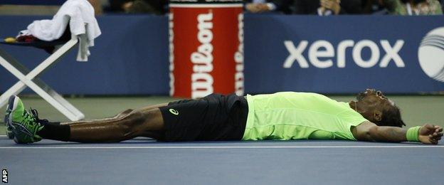 Gael Monfils at the US Open