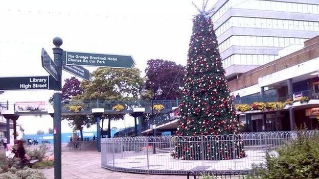 Bracknell Christmas decorations