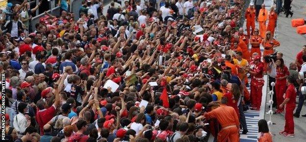 Crowds at Monza