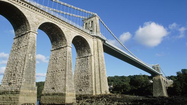 Menai Strait bridge