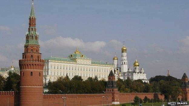 The Kremlin in Moscow on 26 September 2003