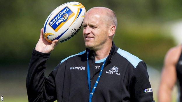 Glasgow Warriors head coach Gregor Townsend