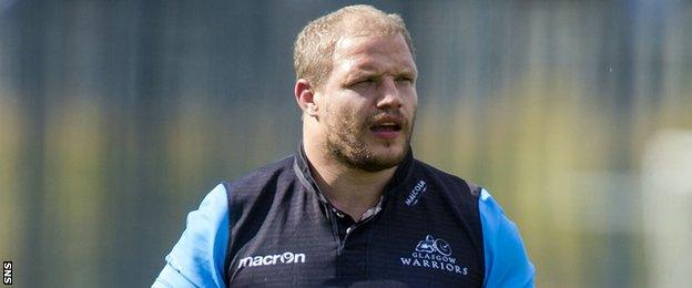 Glasgow Warriors prop Euan Murray