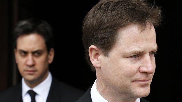 Ed Miliband and Nick Clegg