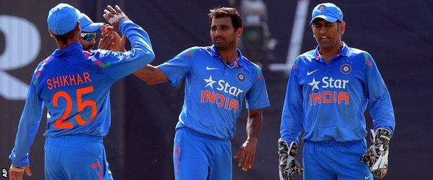 Mohammed Shami was India's best bowler, taking the wickets of Joe Root and Chris Woakes