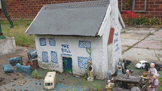 The Bull pub at Wicken model village