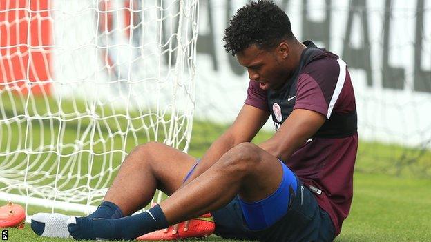 England striker Daniel Sturridge