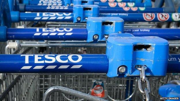 Tesco trolley