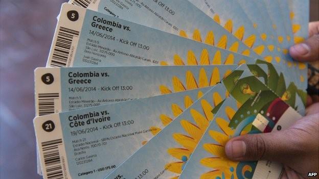 Fifa 2014 World Cup tickets