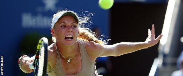 Caroline Wozniacki of Denmark