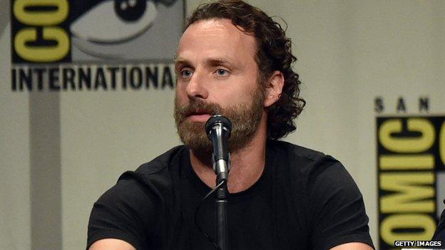 Andrew Lincoln plays Rick in the Walking Dead