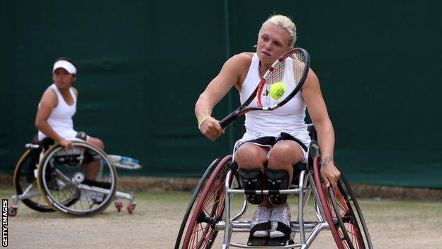 Jordanne Whiley and Yui Kamiji