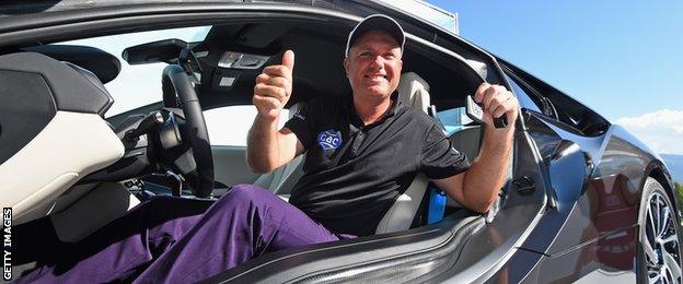 Graeme Storm in his new car