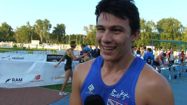 Joe Choong, 19, was competing at only his second senior international event