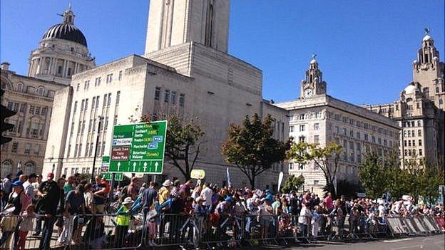 Tour of Britain in Liverpool 2014