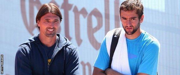 Goran Ivanisevic and Marin Cilic