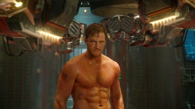 Chris Pratt in Guardians of the Galaxy