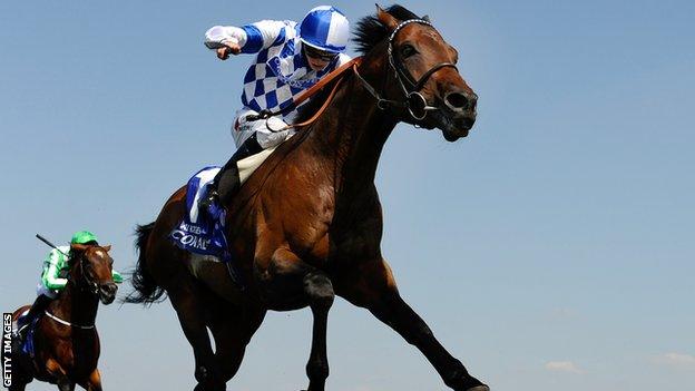 Al Kazeem, ridden by James Doyle