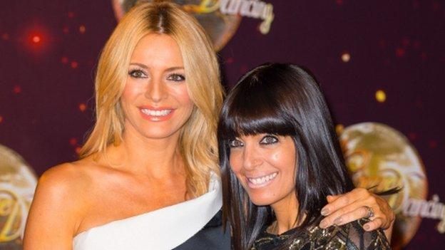 Tess Daly and Claudia Winkleman