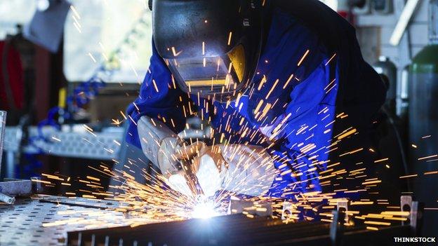 The manufacturing sector performed best in August, according to data provided by the Ulster Bank