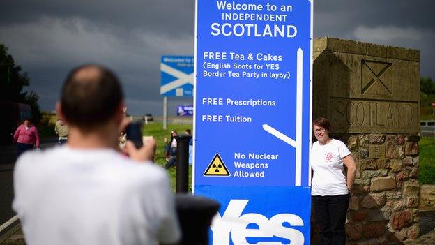 English Scots for Yes tea party