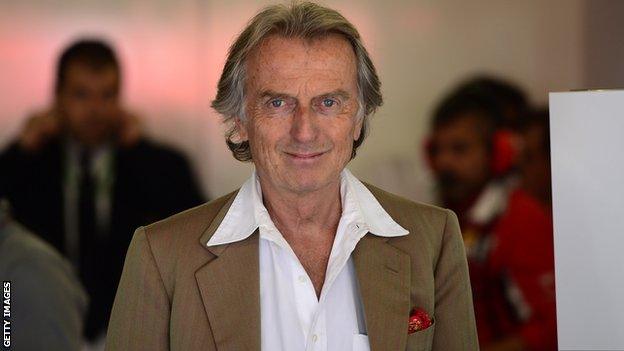 Ferrari president Luca Di Montezemolo