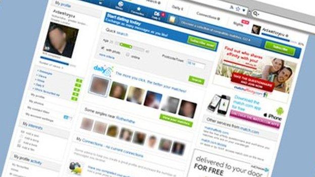 Match.com generic page