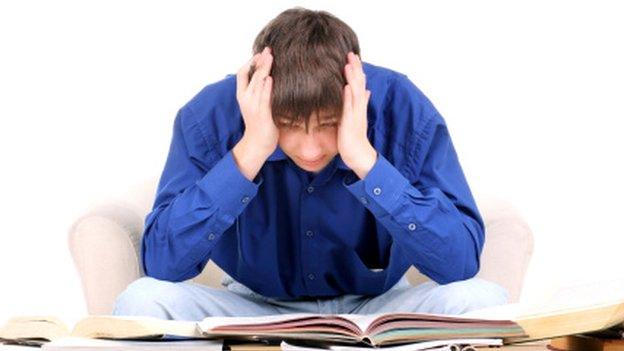 Adult struggling to read