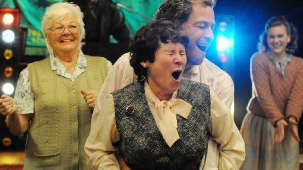 Imelda Staunton and Dominic West in Pride