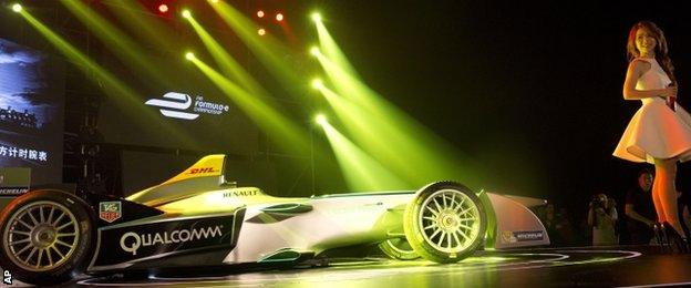 Formula E car