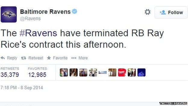 Baltimore Ravens Tweet