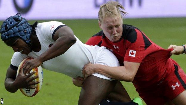 England flanker Margaret Alphonsi