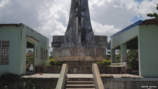 The former Vietnamese military cemetery in Phnom Penh where troops who died in Cambodia were laid to rest. Following the Vietnamese withdrawal from Cambodia in 1989, the soldiers’ remains were removed from the cemetery and reinterred in Vietnam